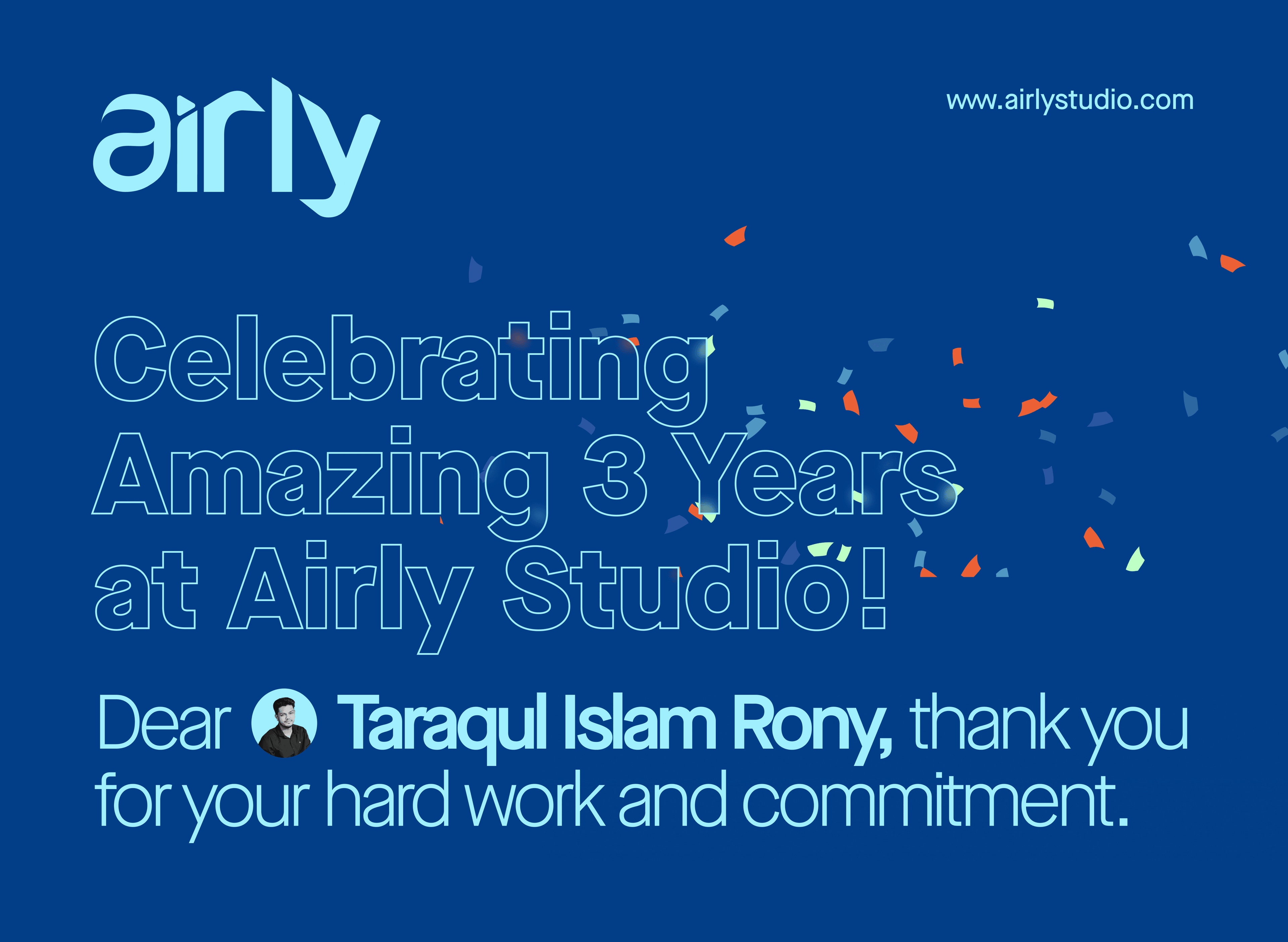 3 Years at Airly Studio! 🎊