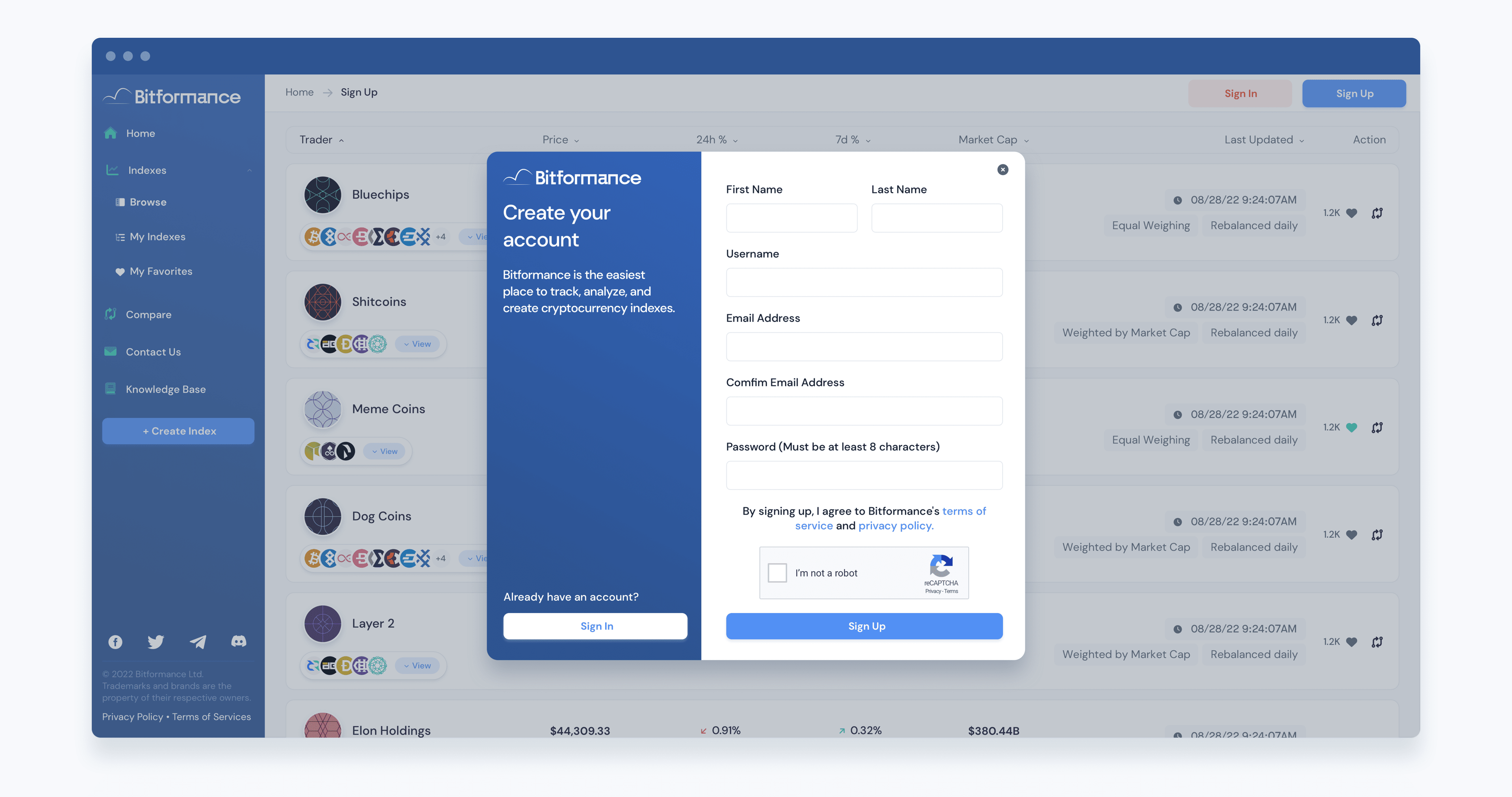 Bitformance screenshot 3